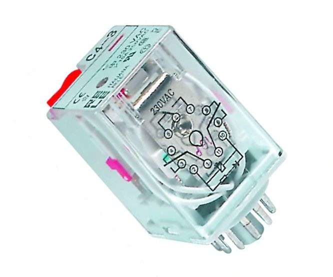 Relay tpdt 10a 220v round 11pin jqx-10f/3zac220v
