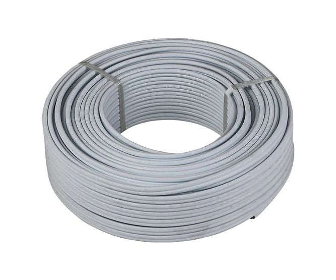 Signal cable screened 2c 0.5mm2 - 100m/roll h121p50-gy