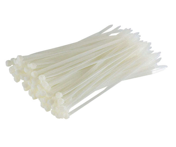 Cable ties in clear plastic 150x3.6mm 1k/bag sg5730c