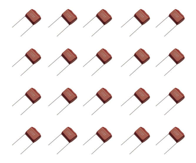 Polyester film capacitor 68nf 250v p=10mm - 2k/b 683k250