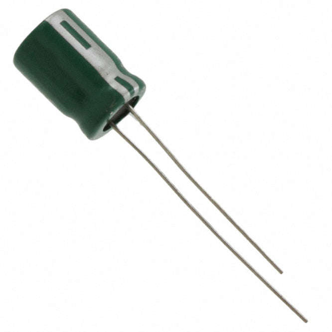 Electrolytic capacitor radial 100uf 16v ht 6.3x7 p=2.5 ss-100uf 16v ht
