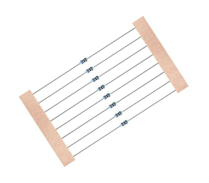 Resistor 1/8w round c/f 5% 2e2 cf12.5-2r2-j t/b