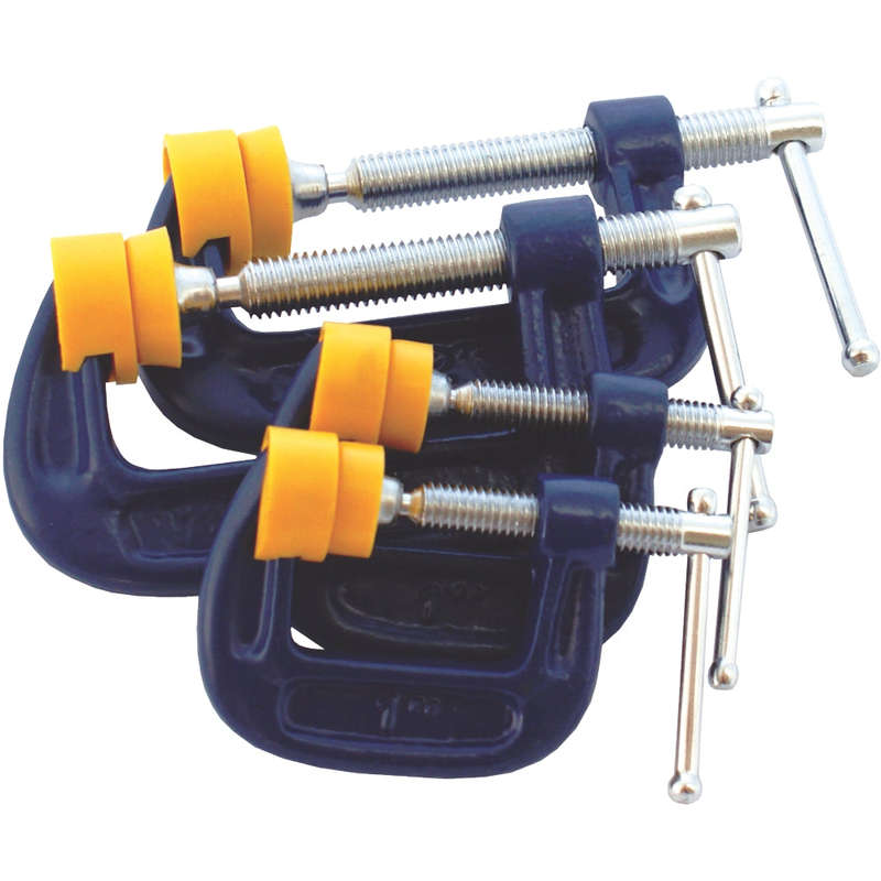 Clamp c - type  4pcs set kit 2 x 25 & 50mm