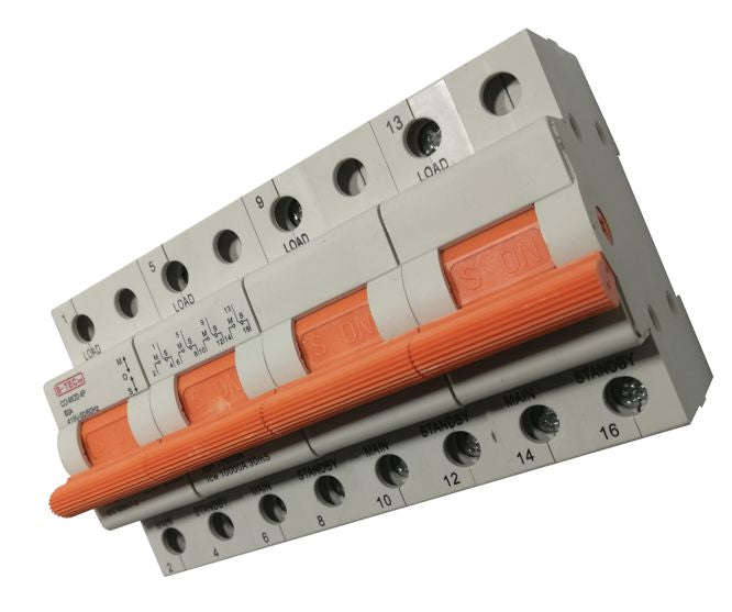 Change over switch 40a 4p din mount edco-4p-63 40a
