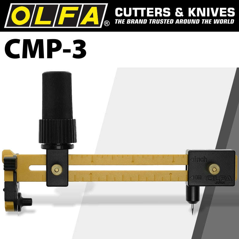 Olfa compass cutter with 18mm rotary blade