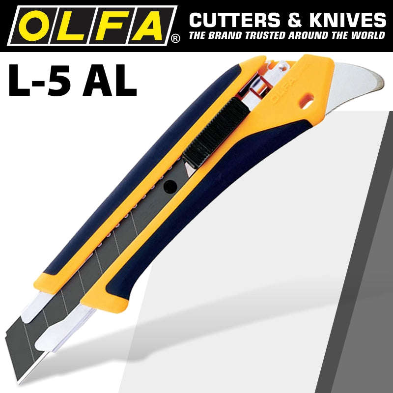 Olfa cutter 18mm with auto lock heavy duty snap off knife cutter