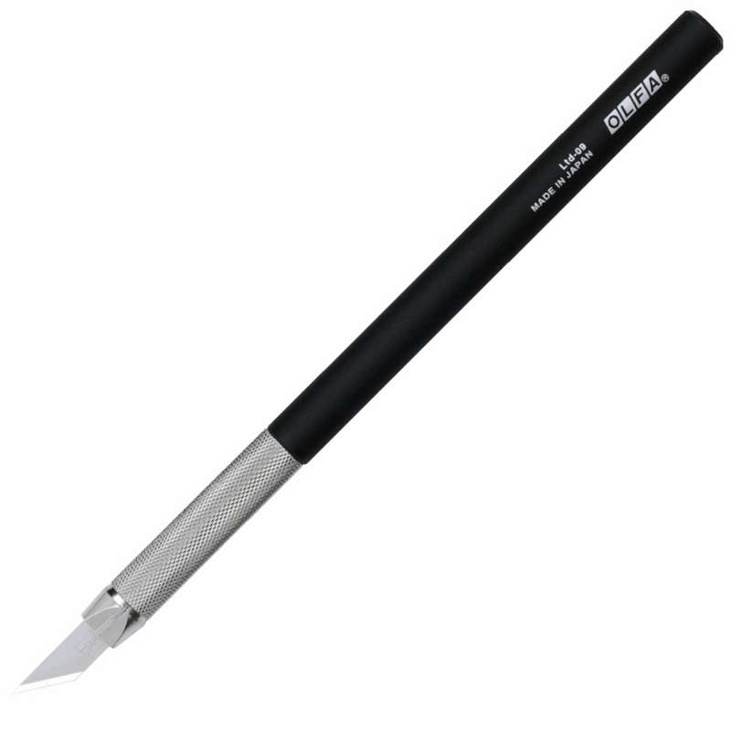 Olfa aluminum art knife with 25 blades