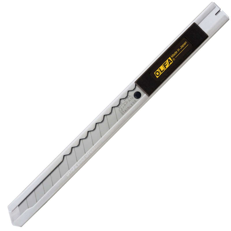 Olfa model svr-1 stainless steel cutter snap off knife 9mm