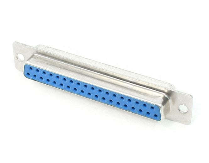 Socket d-sub 37w panel mnt solder metal db-37s  240550