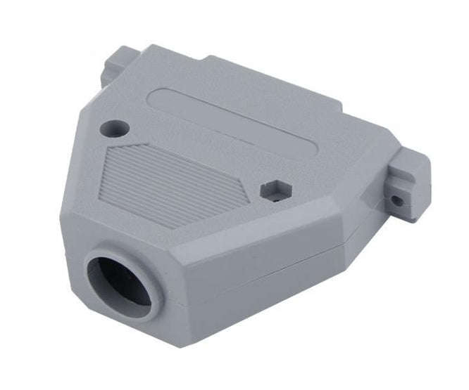 Cover for 37w d-sub grey with screws db-37 / dh371ps