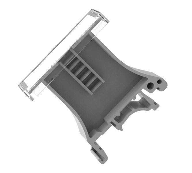 D/r terminal label face dimensions 44x15.5x5 dbe-1-01p-11-00a(h)