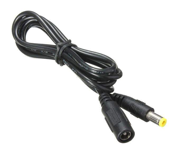 Dc power lead plug to socket 12v 2a 1.8m 200433