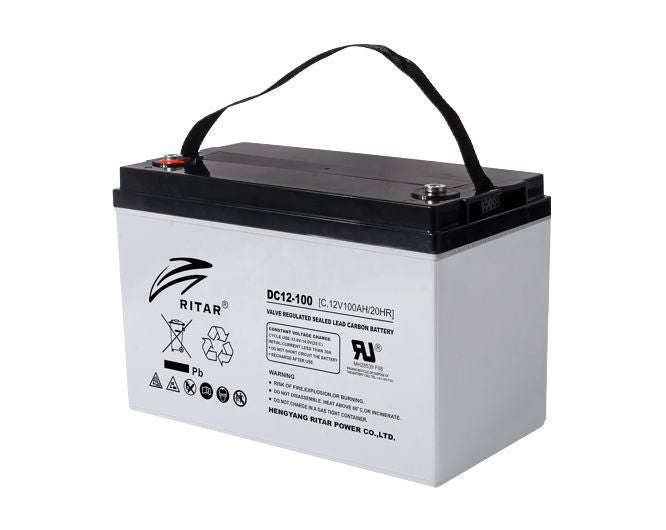 Battery lead carbon 12v 100ah - 328x172x220mm dc12-100c
