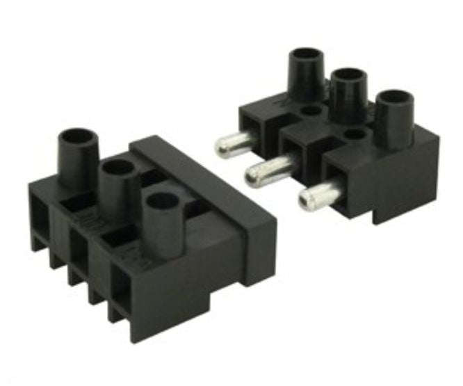 Feed through terminal block 3w 450v 24a dg280-03p-13-00ah