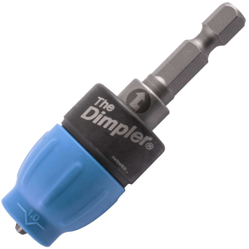 Dimpler for driving drywall screws ph2 auto clutch fits any drill