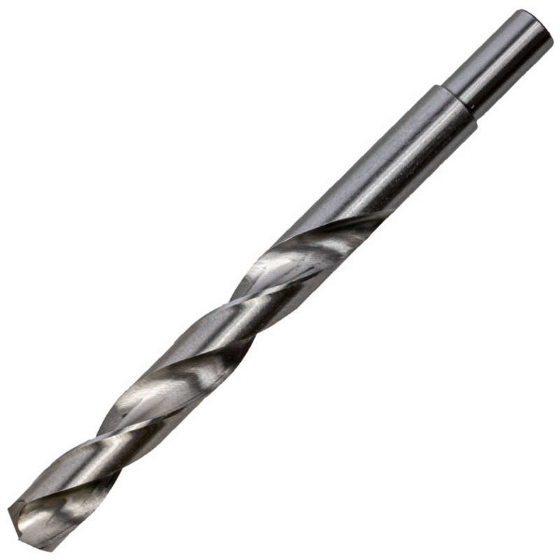 Drill hss 15.5mm 135deg 1/card reduced shank industrial bit