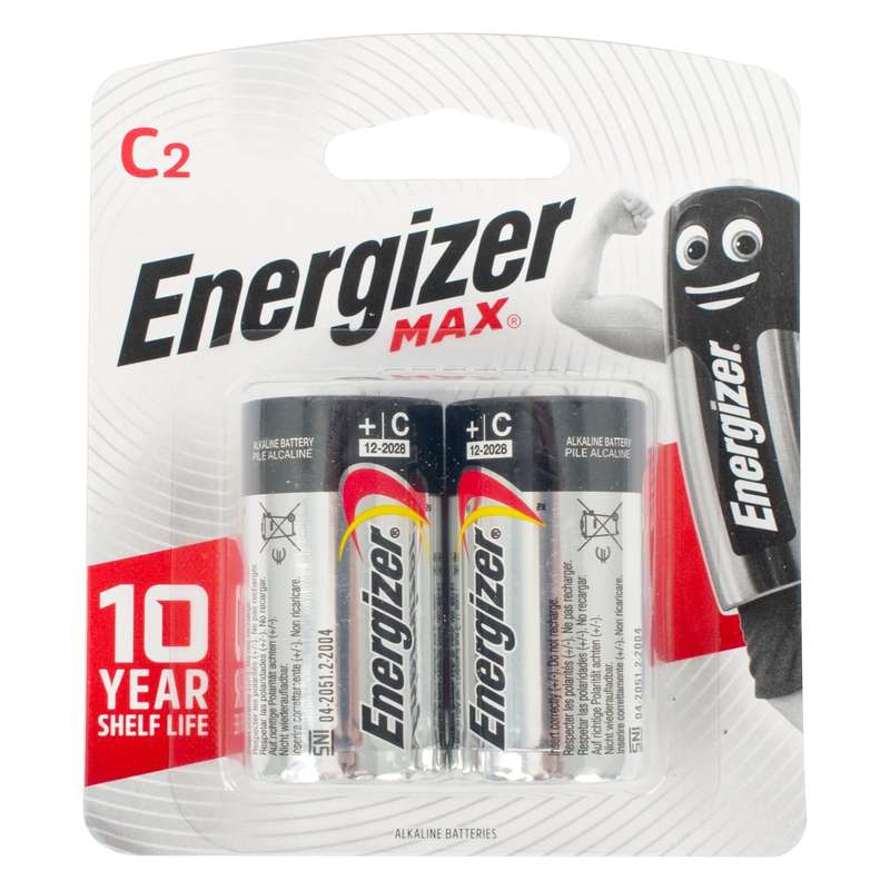 Energizer max c - 2 pack (moq 6)
