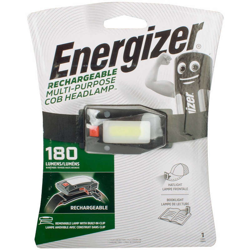 Energizer multi use 180 lum recharge headlight