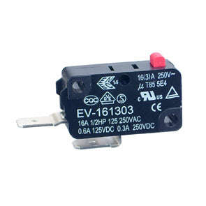 Mini micro limit switch spst-no 16a ev-161303
