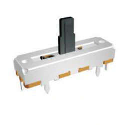 Pot slide lin 50k t=20mm dual f2005g-b50k-l15c-fp