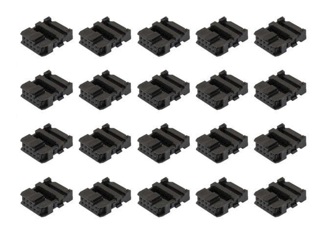 Idc socket 10w strain-relief - 180/tray fc-10