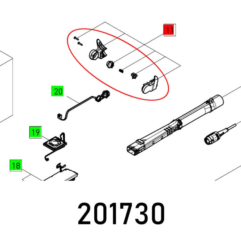 Casing box lhs-e 225 plug it