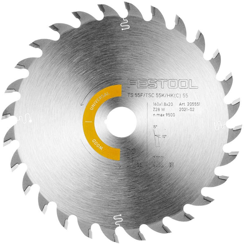 Saw blade wood universal hw 160x1,8x20 w