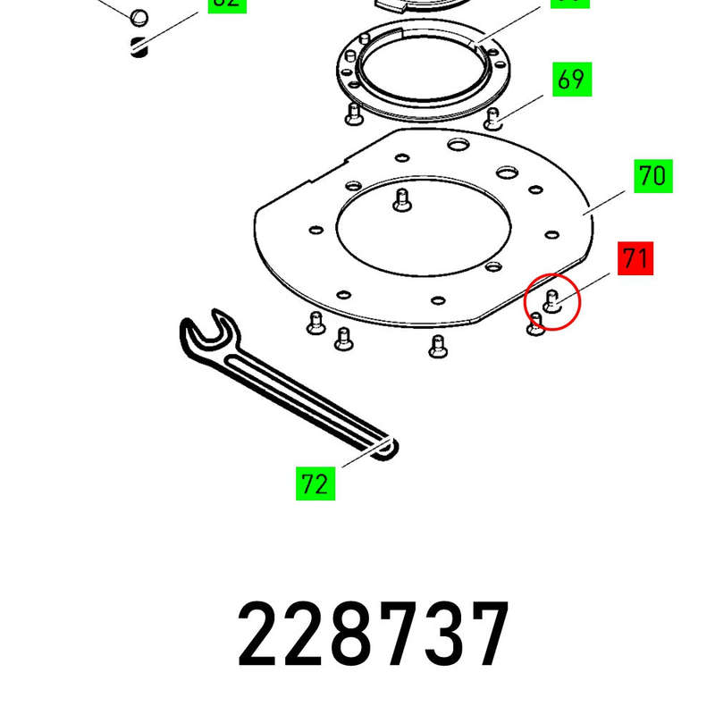 Countersink m4x8-taptite-kt15