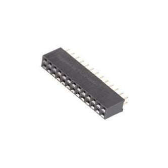 26 way pcb mount socket, dip straight p=2.54 170598