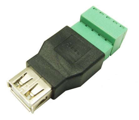 Usb-a socket breakout connector fl-38s