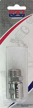 QUICK COUPLER 1/2'M PACKAGED EUROLINE