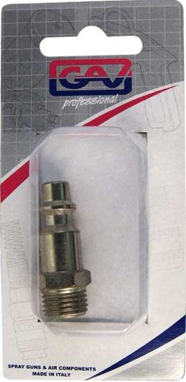 QUICK COUPLER/INSERTS1/4'M USA PACKAGED