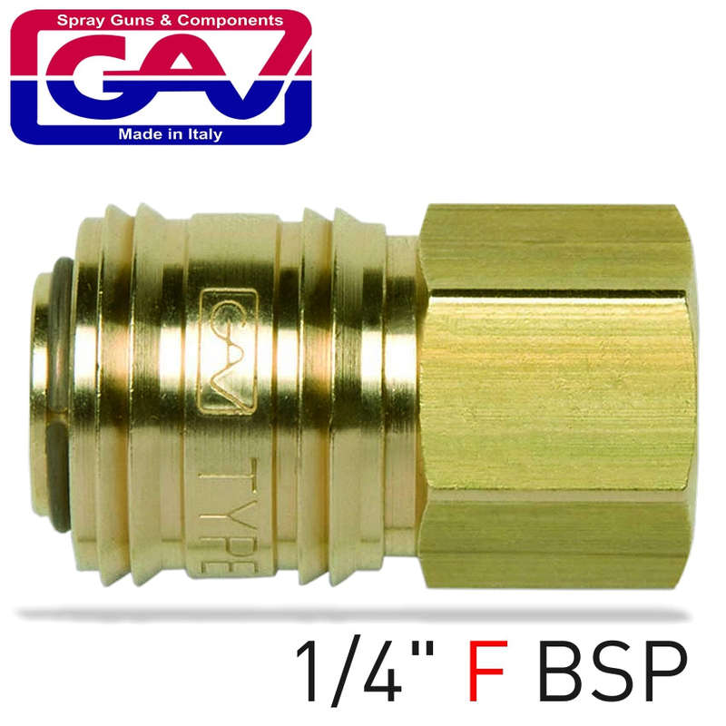 BRASS QUICK COUPLER 1/4'F