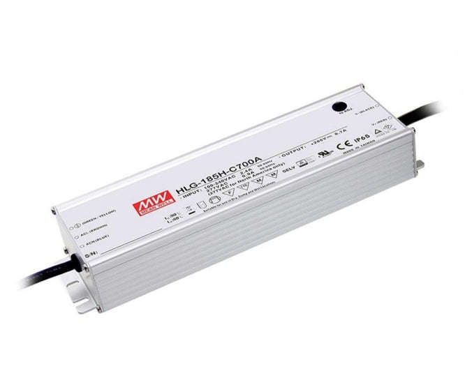 Power supply encl. led driver i=220 o=190 1.05a 200w hlg-185h-c1050b