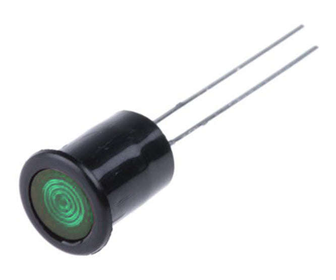 Round led indicator 8mm 10ma green ind514113-led-t/grn