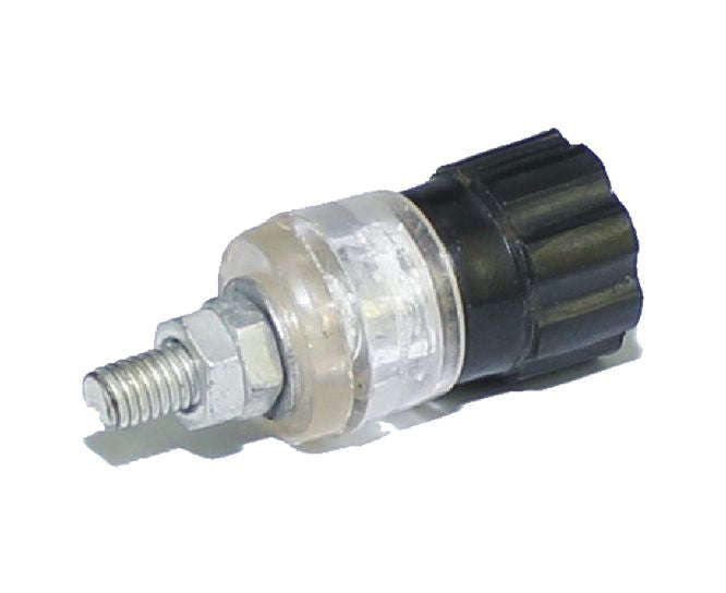 3mm banana socket 20a black captive js-900a-bk