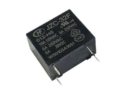 Relay pcb spst 12vdc 5a 4-pin jzc-32fas5dc12v0.45
