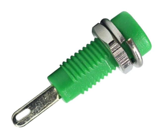 Socket banana 2mm green k2141-green