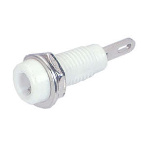 Banana socket 2mm white k2141-white