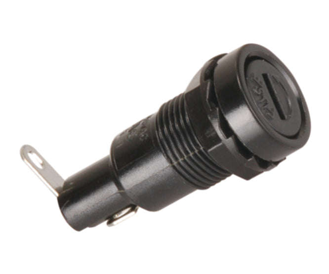 Fuse holder panel mount 5x20 round flush cap k2261