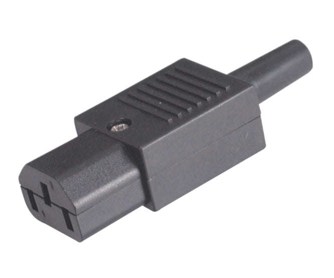 C13 iec socket in-line re-wire not keyed k24165u