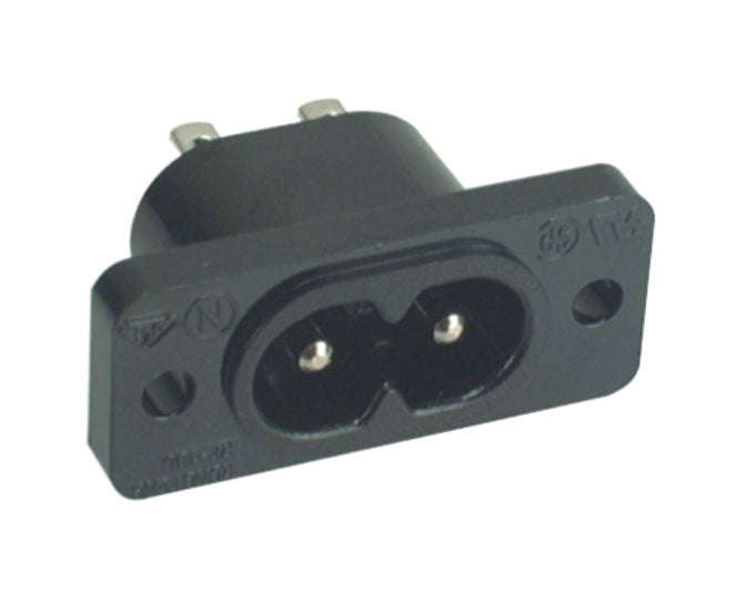 C8 iec plug panel mount adapter k2425