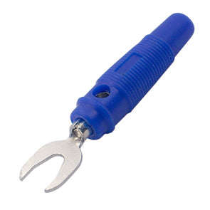 Fork terminal pre-ins blue rubber k296096-blue