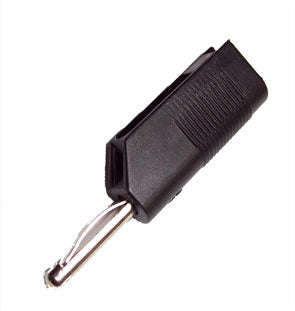Plug banana 4mm blk ret top-st k296098 bk  *d*