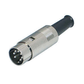 Plug din 7w 360d in-line metal k3162g