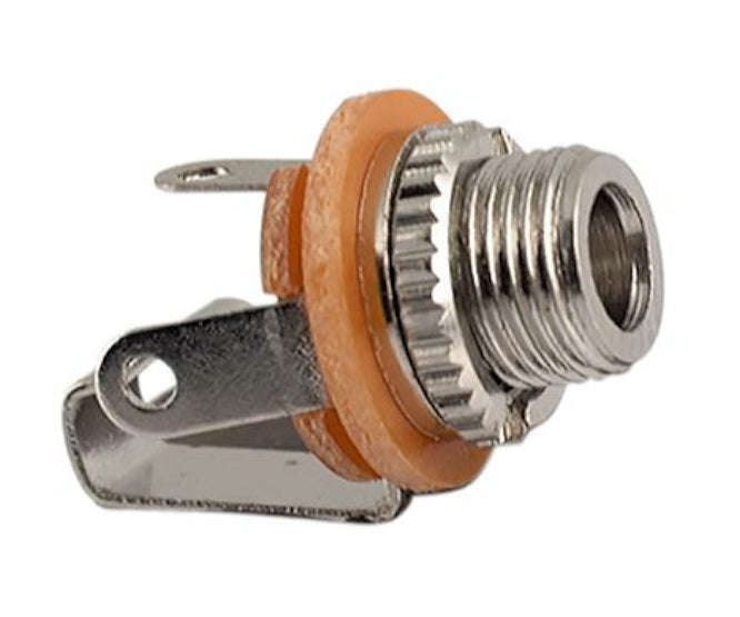Audio female connector 3.5mm 2 contacts nickel k3591