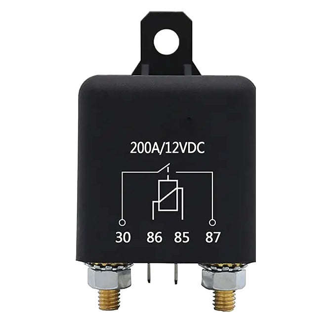 Automotive industrial relay spst / n.o. 200a 12vdc 4pin kh180-200-12