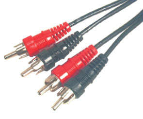 Lead 2xrca plug-2xrca plug 1m5 l4412