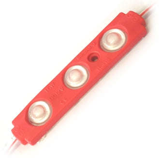 Led module 3x red, 620-625nm 1.2w in-line 7013-5630-red-1.2w
