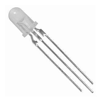 Led 5mm frosted-red & green common cathode - debulk f5arg9hw-a